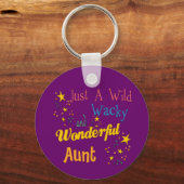 Porte-clés Wild Wacky Merveilleux Cadeaux De Tantes (Recto)