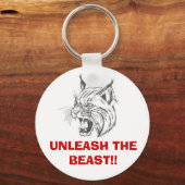 Porte-clés Wildcat, LAISSEZ LA BÊTE ! ! (Recto)