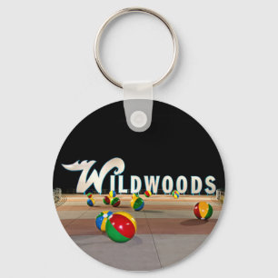 Porte-clés Wildwoods signent dedans le New Jersey de Wildwood