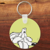 Porte-clés Wile E. Coyote À La Recherche (Recto)