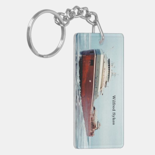 Porte-clés Wilfred Sykes 50 ans rectangle porte - clé acryliq (Devant gauche)