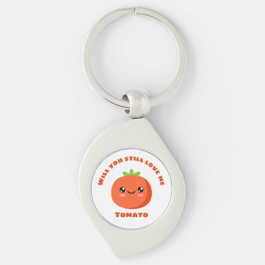 Porte-clés Will Love me Tomato (Devant)