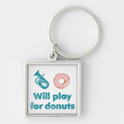 Porte-clés Will Play Baritone for Donuts Music Don (Devant)