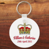 Porte-clés William & Catherine 29 avril 2011 (Recto)