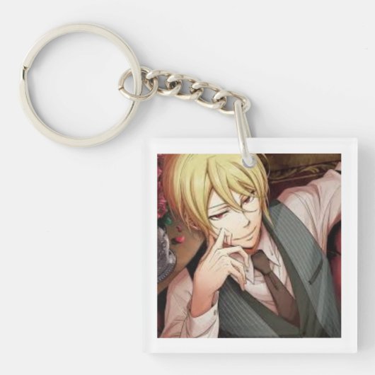 Porte-clés William James Moriarty Red Acrylic Keychain (Devant)