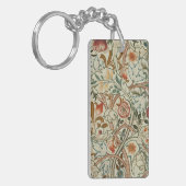 Porte-clés William Morris Acanthus Broderie Motif Floral (Devant gauche)