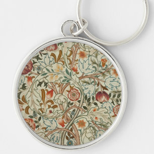 Porte-clés William Morris Acanthus Broderie Motif Floral