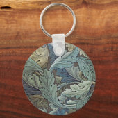 Porte-clés William Morris Acanthus Sage Fleur Floral Botaniqu (Recto)