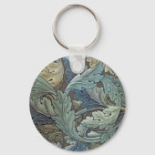Porte-clés William Morris Acanthus Sage Fleur Floral Botaniqu (Verso)