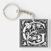 Porte-clés William Morris Alphabet "G" (Devant)