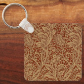 Porte-clés William Morris Arcadia Floral Garden Flower Classi (Recto)