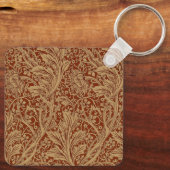 Porte-clés William Morris Arcadia Floral Garden Flower Classi (Verso)