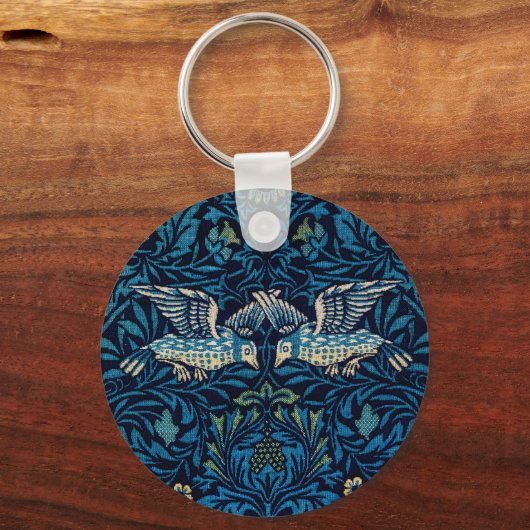 Porte-clés William Morris Blue Birds Tapestry Classic (Verso)