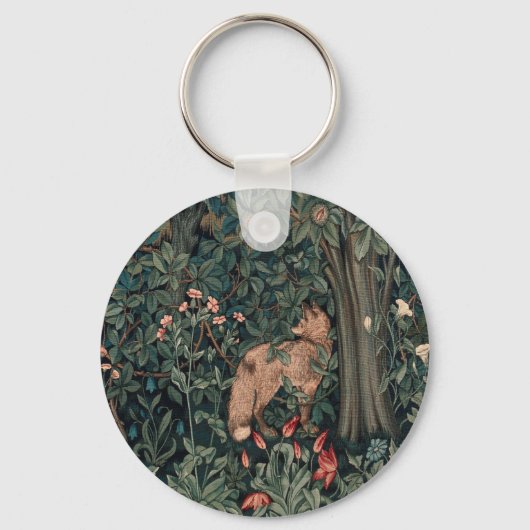 Porte-clés William Morris Faune sauvage Fox (Recto)
