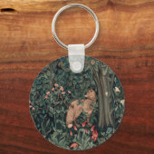 Porte-clés William Morris Faune sauvage Fox (Recto)