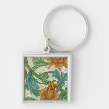 William Morris Fleurs florales Vintages à tige uni
