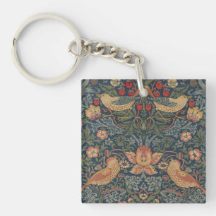 Porte-clés William Morris Fraise Voleurs Oiseaux