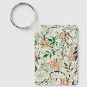 Porte-clés William Morris Jardin de Jasmin Fleur Classique