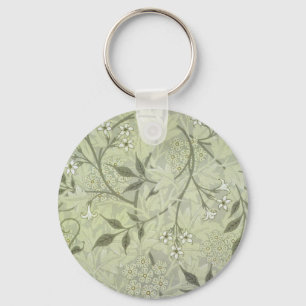 Porte-clés William Morris Jasmine Botanique Antique Vintage