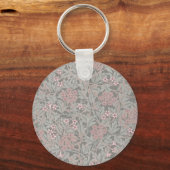 Porte-clés William Morris Jasmine Motif de fleurs (Recto)