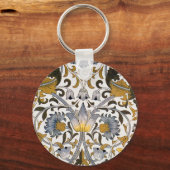 Porte-clés William Morris Lodden Fleur florale (Recto)