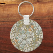 Porte-clés William Morris Lys Bleu Or Classique (Recto)