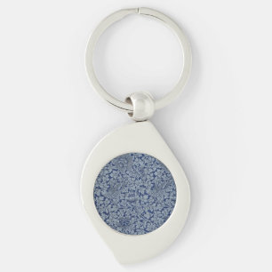 Porte-clés William Morris Motif Vintage Bird et Anemone