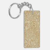 Porte-clés William Morris Papier peint floral Poppy (Devant gauche)