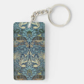 Porte-clés William Morris Peacock and Dragon Woven Design (Dos)