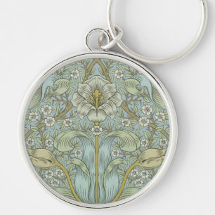 Porte-clés William Morris Spring Motif classique épais