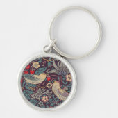 Porte-clés William Morris Strawberry Thief (Devant)