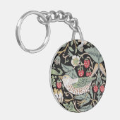 Porte-clés William Morris Strawberry Thief I Black Birds (Devant gauche)