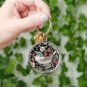 Porte-clés William Morris Strawberry Thief I Black Birds (Main)