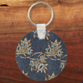 Porte-clés William Morris Tulip Willow Blue Motif (Recto)