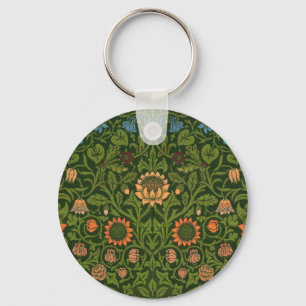 Porte-clés William Morris Violet et Columbine Art Rug