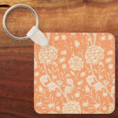 Porte-clés William Morris Wild Tulip célèbre motif (Recto)