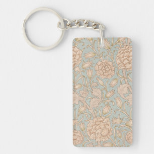 Porte-clés William Morris Wild Tulip Fleur Design Floral