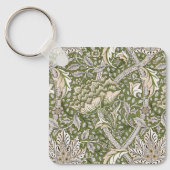 Porte-clés William Morris Windrush fleurs florales classique (Recto)