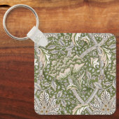 Porte-clés William Morris Windrush fleurs florales classique (Recto)