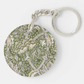 Porte-clés William Morris Windrush fleurs florales classique (Dos)