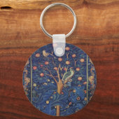Porte-clés William Morris Woodpecker Tapestry Arts & Artisana (Recto)