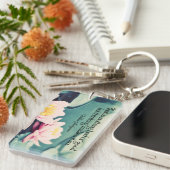 Porte-clés William Shakespeare Citation Inspirationnelle "Pen (Devant droit)