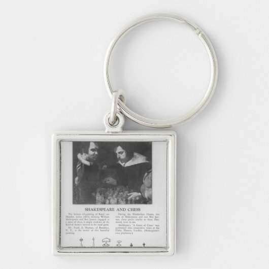Porte-clés William Shakespeare et Ben Jonson (Devant)