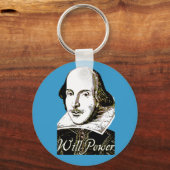 Porte-clés William Shakespeare Will Power T (Recto)