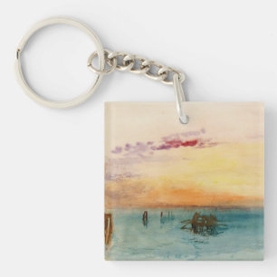 Porte-clés William Turner - Le lagon près de Venise au couche