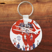 Porte-clés Wilson Airways ~ Afrique (Recto)