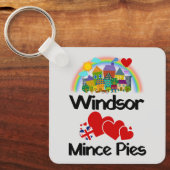 Porte-clés Windsor, Berkshire Aime Les Mince Pies (Recto)