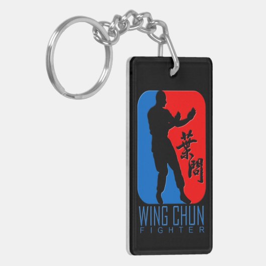 Porte-clés Wing Chun Fighter - Ip Man Linage (Devant gauche)