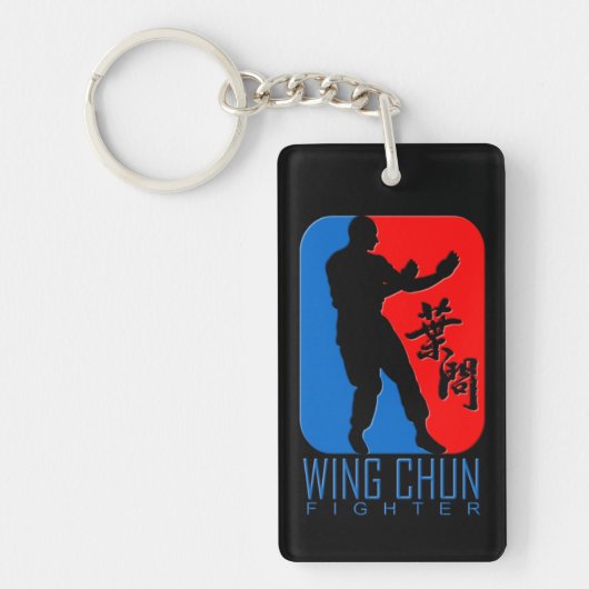 Porte-clés Wing Chun Fighter - Ip Man Linage (Devant)
