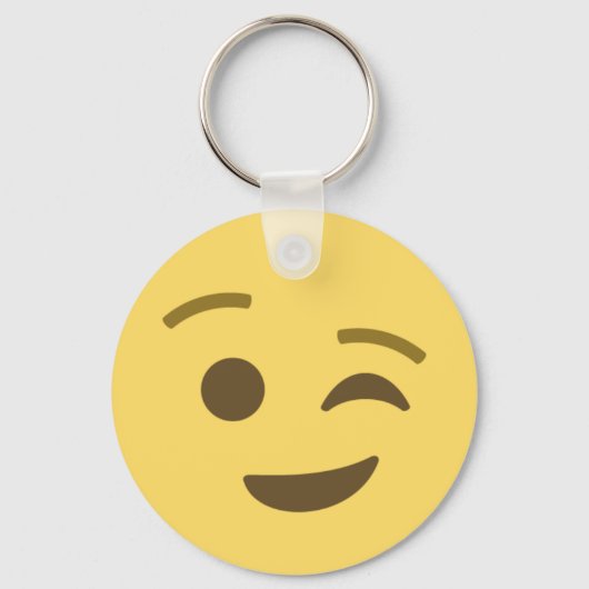 Porte-clés Winking Emoji (Recto)